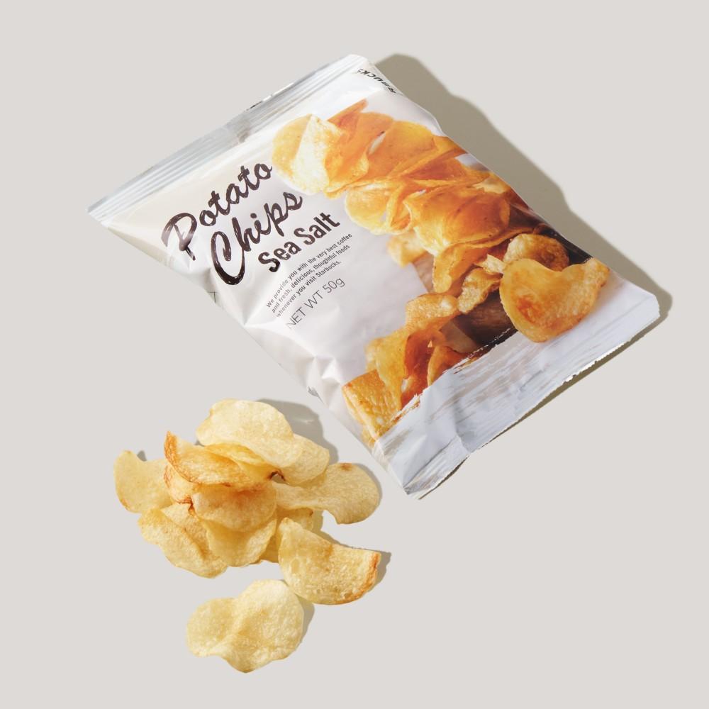 ポテトチップスシーソルト