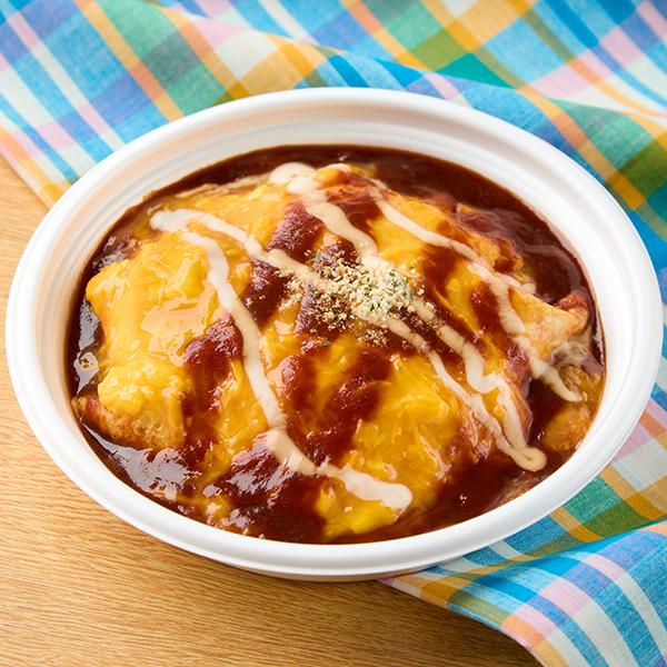 デミソースと食べるとろとろたまごのオムライス