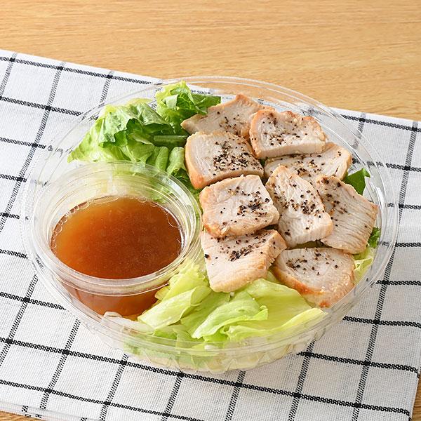 【お値段そのままデカくてうまい!!ざっくり40％増量作戦】増量たんぱく質が摂れるローストチキンパスタサラダ