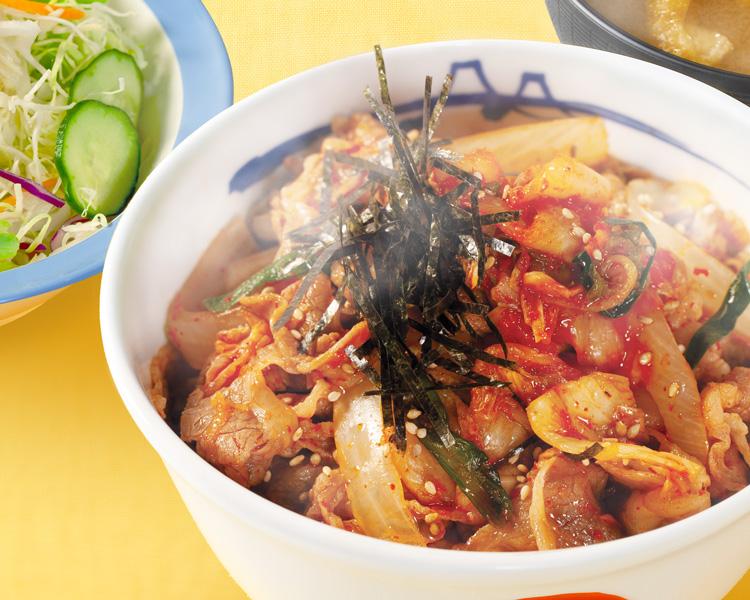 キムチ牛めしランチセット小盛