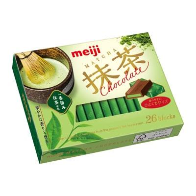 明治抹茶チョコレートBOX（26枚）