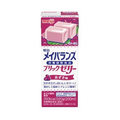 明治メイバランスブリックゼリーあずき味220g
