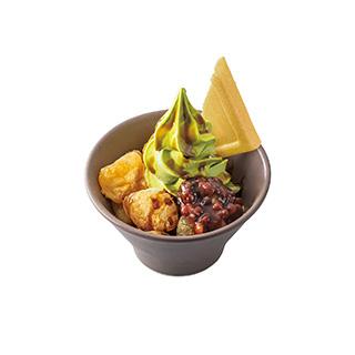 京きな粉わらび餅と小豆のお抹茶和パフェ(抹茶)