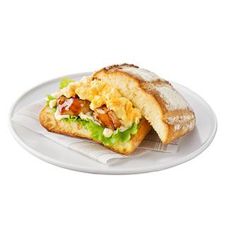 サンマルクホットサンドとろりチキンてりたま