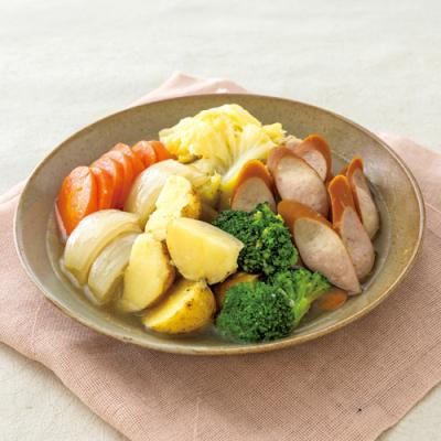 ≪前菜バイキング≫彩野菜とソーセージのポトフ風