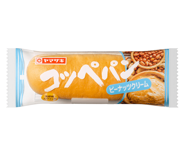 コッペパン（ピーナッツクリーム）